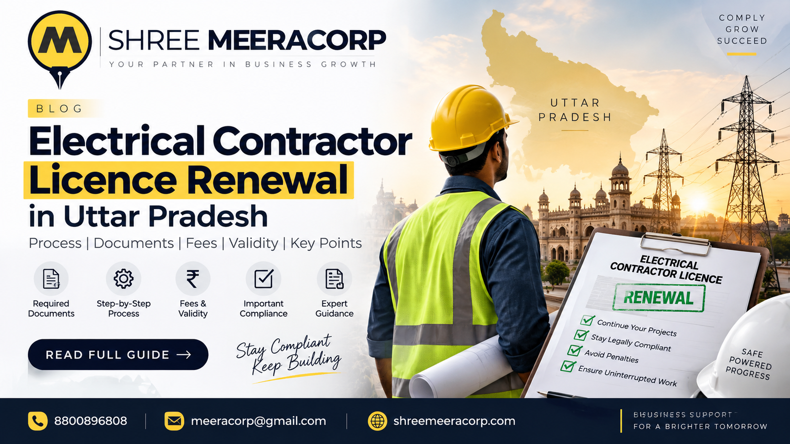 Electrical Contractor Licence Renewal in Uttar Pradesh