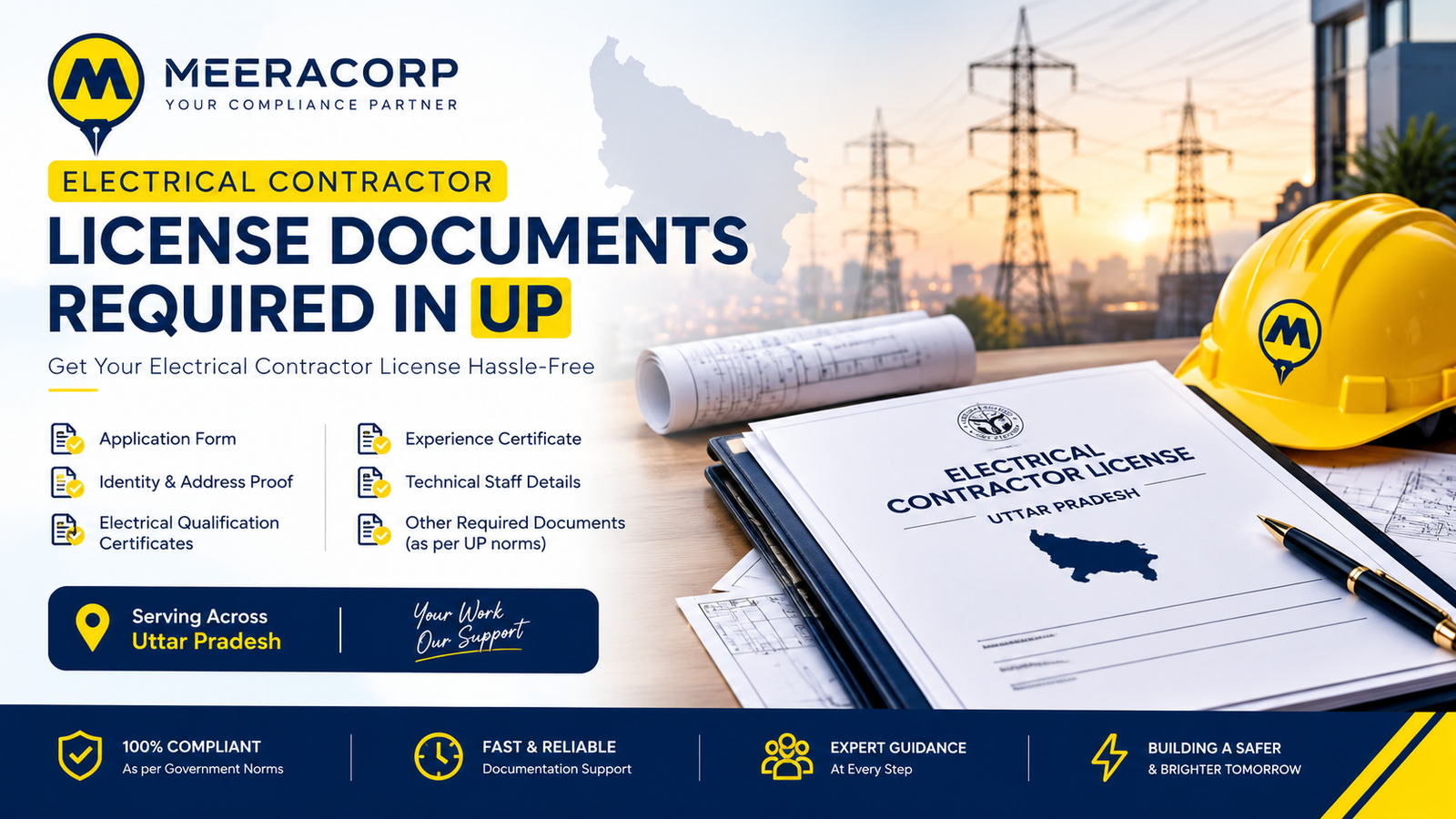 Electrical Contractor License Documents  Required in UP